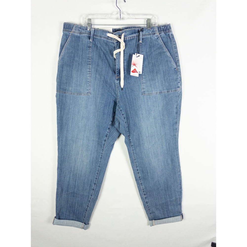 Judy Blue Womens 22W High Waist Pull On Jogger Jeans Plus Curvy Denim NWT